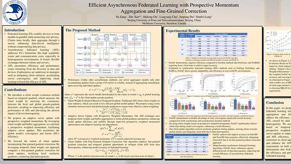 Efficient Asynchronous Federated Learning with Prospective Momentum Aggregation and Fine-Grained Correction