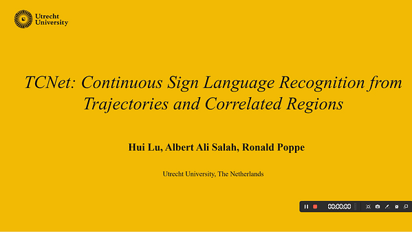 TCNet: Continuous Sign Language Recognition from Trajectories and Correlated Regions