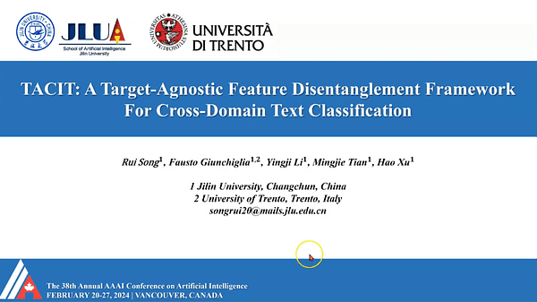 TACIT: A Target-Agnostic Feature Disentanglement Framework for Cross-Domain Text Classification