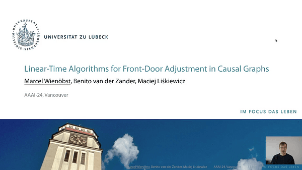 Linear-Time Algorithms for Front-Door Adjustment in Causal Graphs