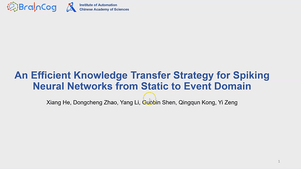 An Efficient Knowledge Transfer Strategy for Spiking Neural Networks from Static to Event Domain