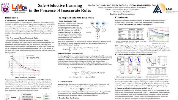 Safe Abductive Learning in the Presence of Inaccurate Rules