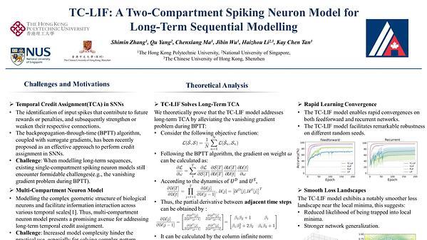 TC-LIF: A Two-Compartment Spiking Neuron Model for Long-Term Sequential Modelling