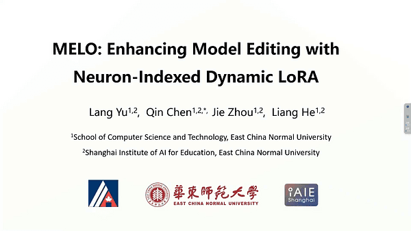 MELO: Enhancing Model Editing with Neuron-Indexed Dynamic LoRA