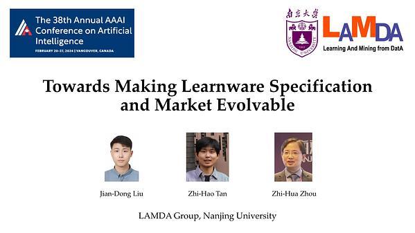 Towards Making Learnware Specification and Market Evolvable