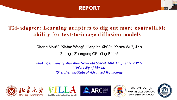 T2I-Adapter: Learning Adapters to Dig Out More Controllable Ability for Text-to-Image Diffusion Models