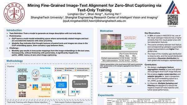 Mining Fine-Grained Image-Text Alignment for Zero-Shot Captioning via Text-Only Training