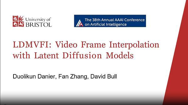 LDMVFI: Video Frame Interpolation with Latent Diffusion Models