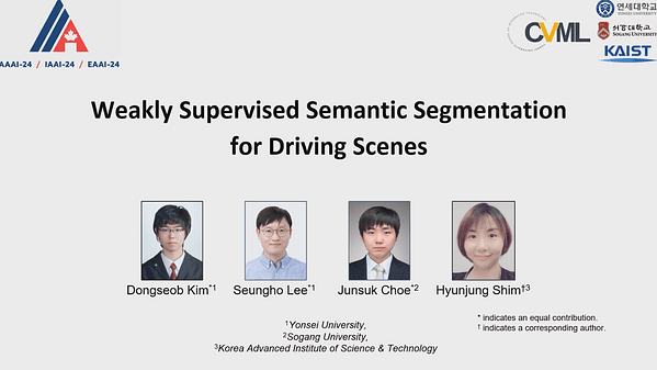 Weakly Supervised Semantic Segmentation for Driving Scenes