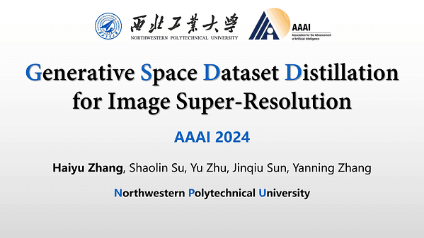 GSDD: Generative Space Dataset Distillation for Image Super-resolution