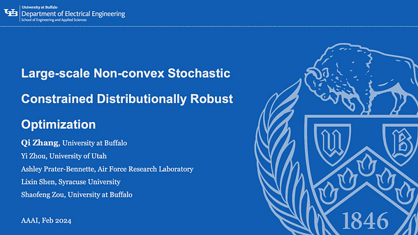 Large-Scale Non-convex Stochastic Constrained Distributionally Robust Optimization | VIDEO