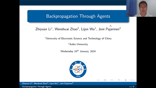 Backpropagation Through Agents