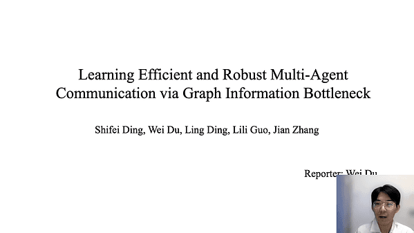 Learning Efficient and Robust Multi-Agent Communication via Graph Information Bottleneck | VIDEO