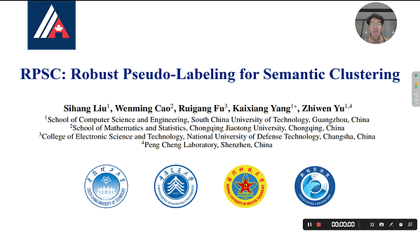 RPSC: Robust Pseudo-Labeling for Semantic Clustering