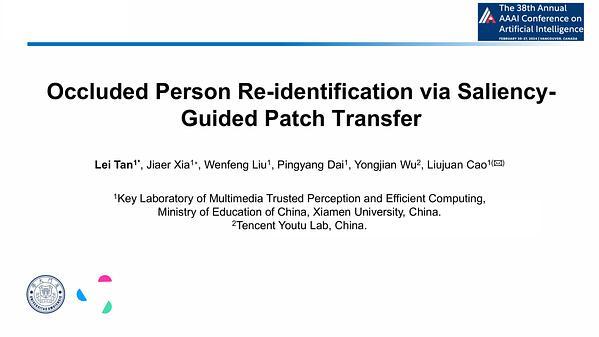 Occluded Person Re-identification via Saliency-Guided Patch Transfer