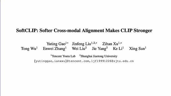 SoftCLIP: Softer Cross-Modal Alignment Makes CLIP Stronger