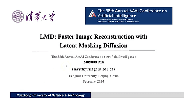 LMD: Faster Image Reconstruction with Latent Masking Diffusion