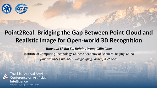 Point2Real: Bridging the Gap between Point Cloud and Realistic Image for Open-World 3D Recognition