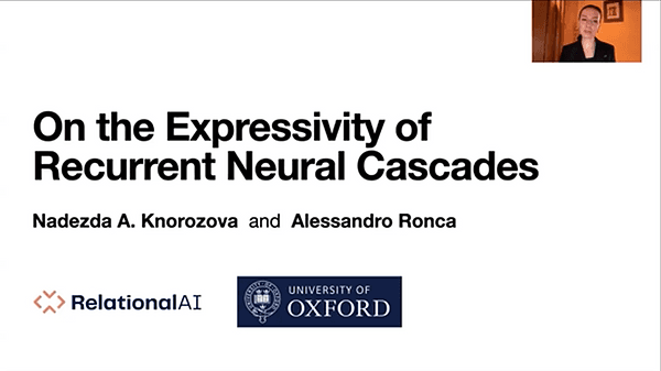 On the Expressivity of Recurrent Neural Cascades