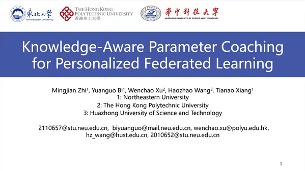 Knowledge-Aware Parameter Coaching for Personalized Federated Learning