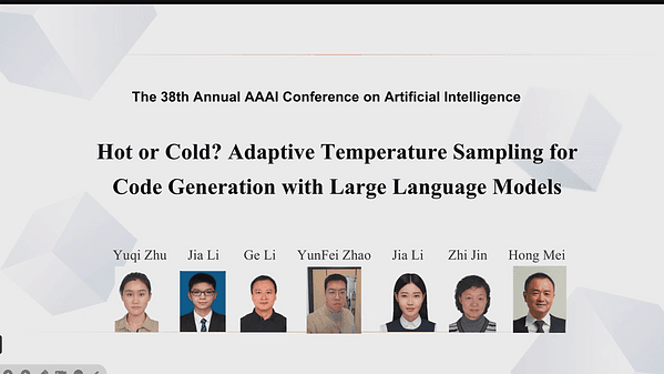 Hot or Cold? Adaptive Temperature Sampling for Code Generation with Large Language Models