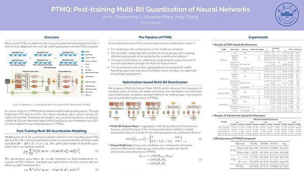 PTMQ: Post-training Multi-Bit Quantization of Neural Networks