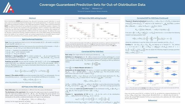 Coverage-Guaranteed Prediction Sets for Out-of-Distribution Data