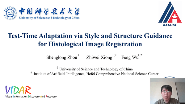 Test-Time Adaptation via Style and Structure Guidance for Histological Image Registration