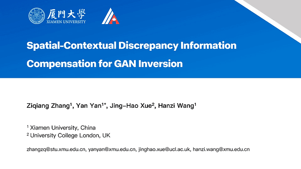 Spatial-Contextual Discrepancy Information Compensation for GAN Inversion