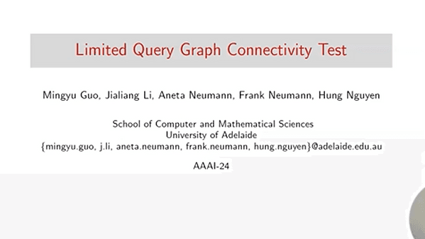 Limited Query Graph Connectivity Test | VIDEO