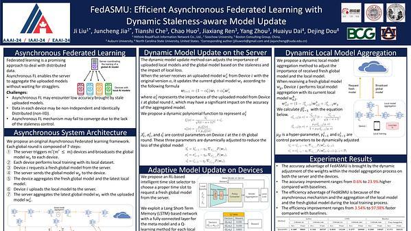 FedASMU: Efficient Asynchronous Federated Learning with Dynamic Staleness-Aware Model Update | VIDEO