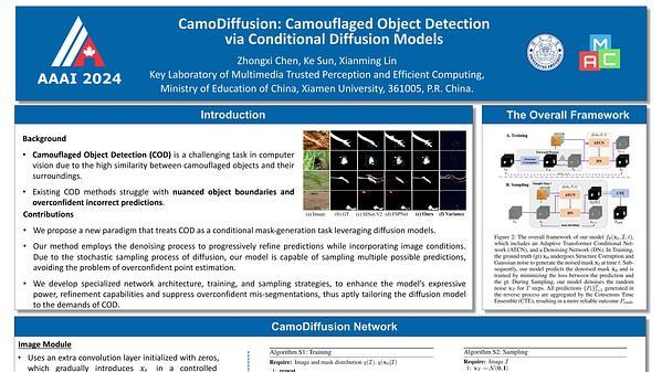 CamoDiffusion: Camouflaged Object Detection via Conditional Diffusion Models