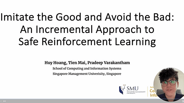 Imitate the Good and Avoid the Bad: An Incremental Approach to Safe Reinforcement Learning