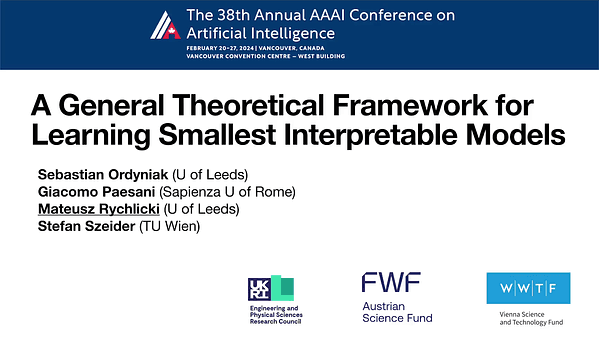 A General Theoretical Framework for Learning Smallest Interpretable Models