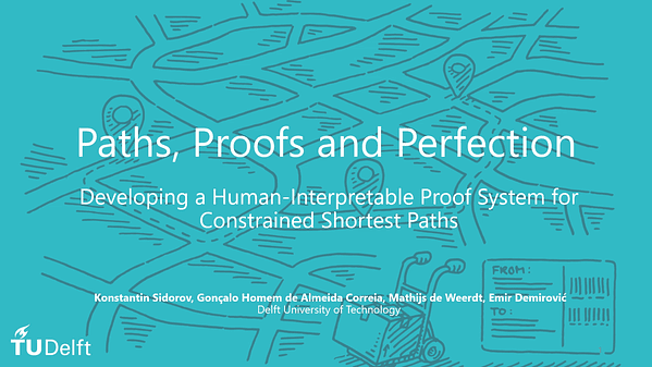 Paths, Proofs, and Perfection: Developing a Human-Interpretable Proof System for Constrained Shortest Paths | VIDEO