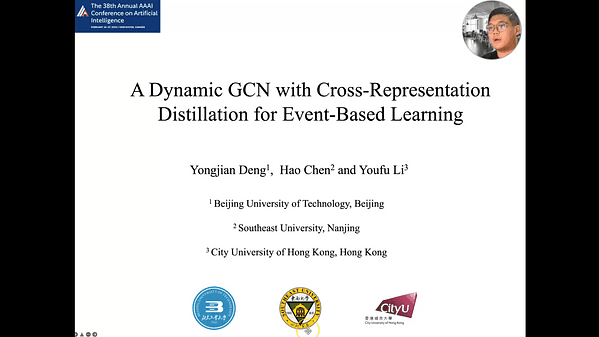 A Dynamic GCN with Cross-Representation Distillation for Event-Based Learning | VIDEO