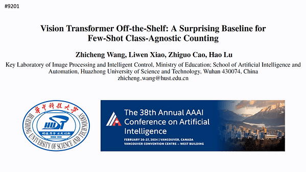 Vision Transformer Off-the-Shelf: A Surprising Baseline for Few-Shot Class-Agnostic Counting