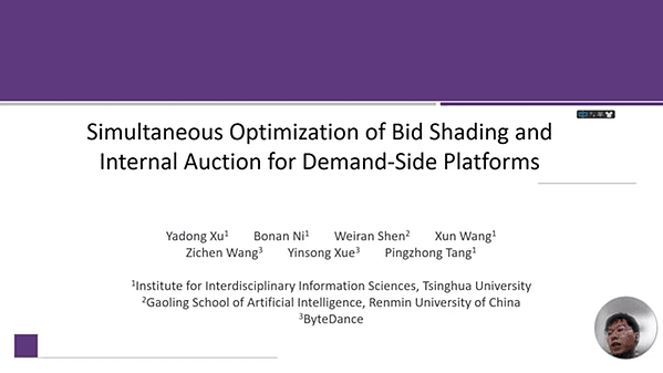 Simultaneous Optimization of Bid Shading and Internal Auction for Demand-Side Platforms