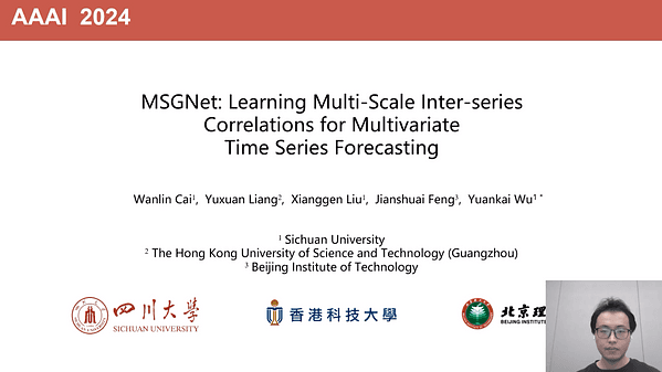 MSGNet: Learning Multi-Scale Inter-series Correlations for Multivariate Time Series Forecasting