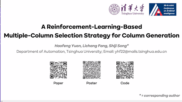 A Reinforcement-Learning-Based Multiple-Column Selection Strategy for Column Generation