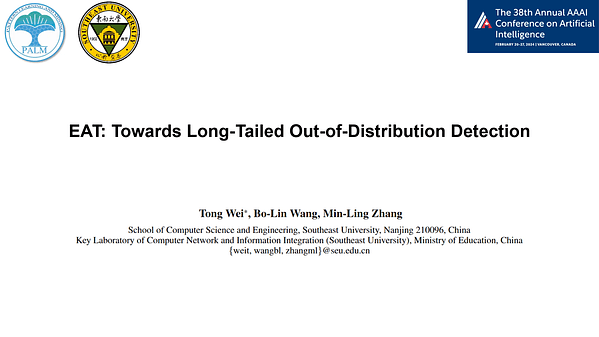 EAT: Towards Long-Tailed Out-of-Distribution Detection | VIDEO