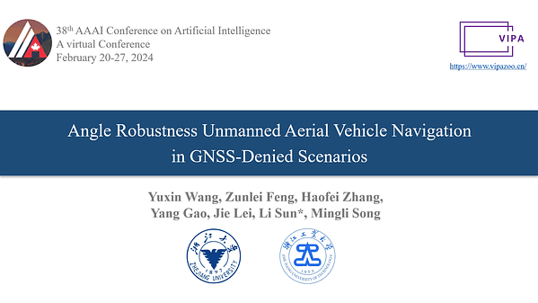 Angle Robustness Unmanned Aerial Vehicle Navigation in GNSS-Denied Scenarios