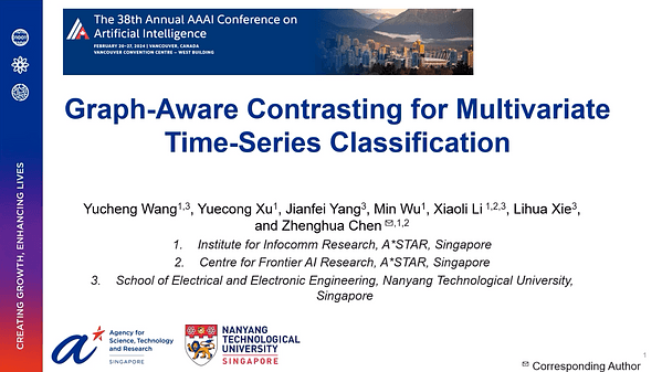 Graph-Aware Contrasting for Multivariate Time-Series Classification