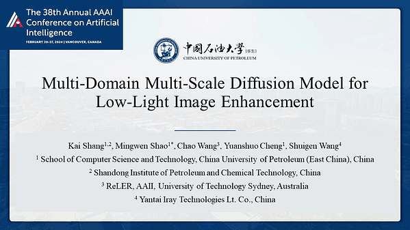 Multi-Domain Multi-Scale Diffusion Model for Low-Light Image Enhancement | VIDEO