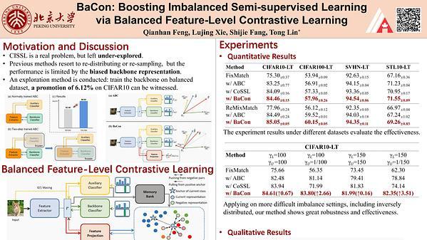 BaCon: Boosting Imbalanced Semi-supervised Learning via Balanced Feature-Level Contrastive Learning