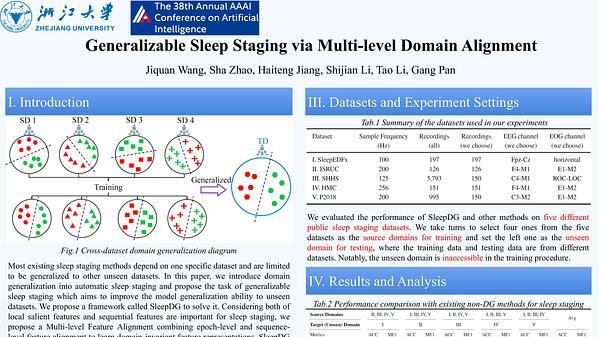 Generalizable Sleep Staging via Multi-Level Domain Alignment