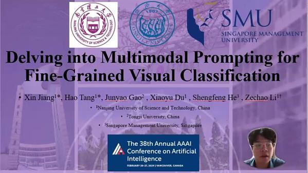 Delving into Multimodal Prompting for Fine-Grained Visual Classification | VIDEO