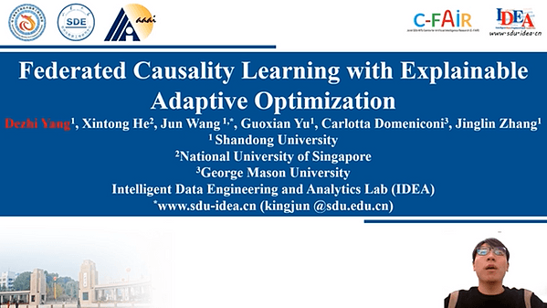 Federated Causality Learning with Explainable Adaptive Optimization