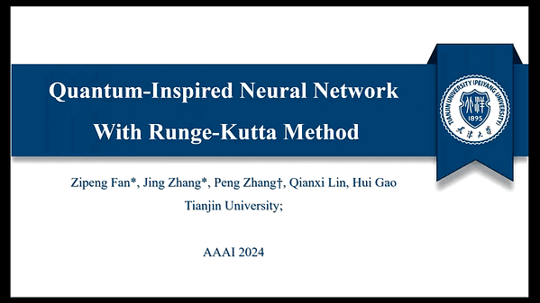 Quantum-Inspired Neural Network with Runge-Kutta Method