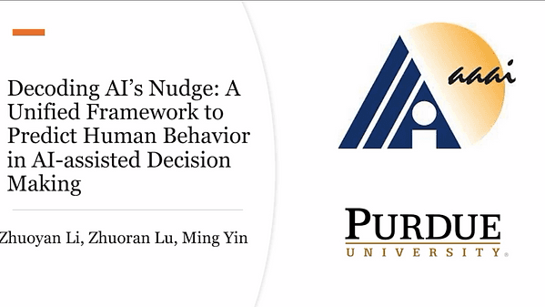 Decoding AI’s Nudge: A Unified Framework to Predict Human Behavior in AI-Assisted Decision Making | VIDEO